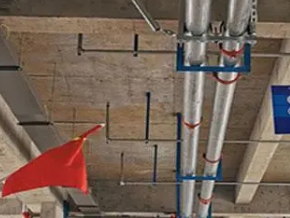 栾城管廊支架的安装方法